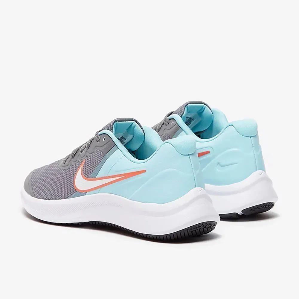 Nike Sneakers size 4 youth 6 womens blue gray orange